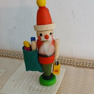 Vintage German Steinbach Christmas Ornament Volkskunst Hohemhameln Santa